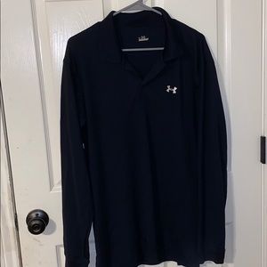 men’s long sleeve under armour polo
